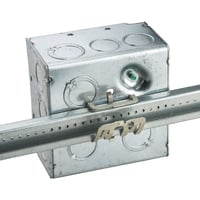 TSGLDR2nVent CADDY TSGLDR2 Glider Screwless Electrical Box Attachment Clip, For Use With Electrical Boxes and Screw Gun Bracket, Spring Steel