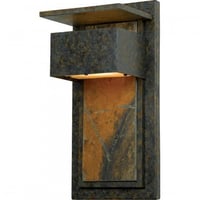 ZP8418MDQuoizel Inc ZP8418MD Zephyr Outdoor Lantern, 50 W, T4 Lamp Base Halogen Lamp, Rectangle Shape
