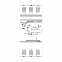 3RV20214EA15Siemens SIRIUS 3RV20214EA15 Motor Protection Circuit Breaker, 690 VAC, 27 to 32 A, 4 kA Interrupt, 3 Poles, Thermal/Magnetic Trip