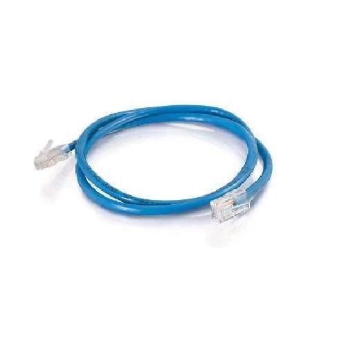 566-110-003Quiktron® 566-110-003 Value Non-Booted Patch Cord, Cat 6, 24 AWG Solid Copper Conductor, Male RJ45 Connector, 3 ft L Cord, Blue
