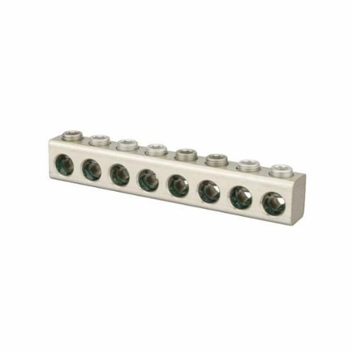 PL250-8NSI Polaris™ PL250-8 Dual Rated Uninsulated Multi-Cable Connector, Aluminum Conductor, Aluminum Alloy