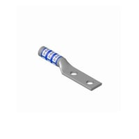 Color-Keyed® 60274 2-Hole Compression Connector Lug, 600 kcmil Aluminum/Copper Conductor, Die Code: 106H, 3/8 in Stud, Aluminum