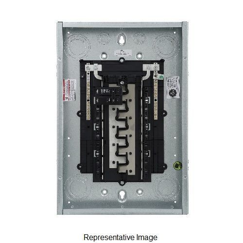 EATON BRP16B100 1-Phase Main Breaker Load Center, 120/240 VAC, 100 A, 1 Poles, 10 kA Interrupt