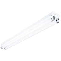Columbia Lighting CS8-232-4EU Straight Sided Strip Light, (2) Fluorescent Lamp, 120 to 277 VAC, Baked Enamel Housing