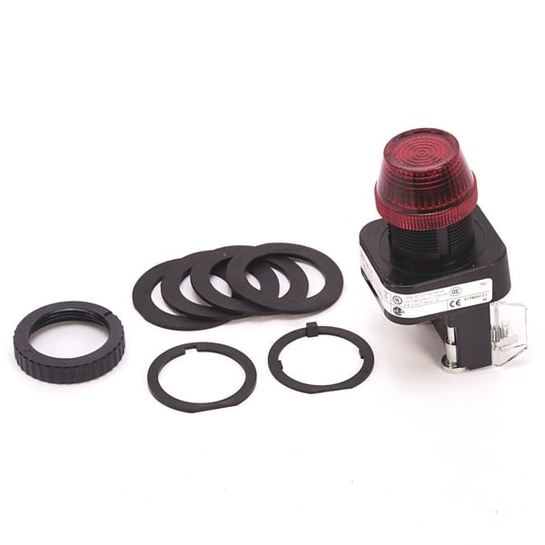 800H-QR24Allen-Bradley, 800H-QR24, 30.5mm Type 4/4X/13 Pilot Light, Full Voltage, No Test Option, Incand., No Lens, 24V AC/DC