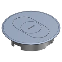 E97SSRSCarlon® E97SSRS Non-Metallic Floor Box Cover, 5.69 in Dia, Thermoplastic