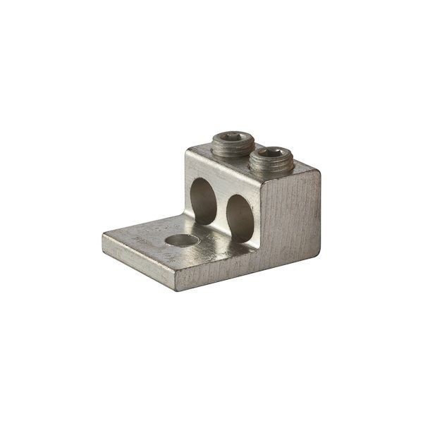 NSI 2-600T Dual Rated Lug, 2 AWG to 600 kcmil, 1/2 in Stud, 1 Bolt Holes, Aluminum