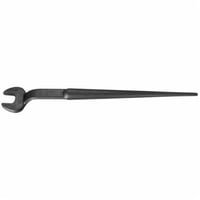 3223Klein® 3223 Erection Open End Wrench, 1-5/16 in Wrench, 60 deg Offset, 17-3/8 in L, Forged Alloy Steel, Industrial Black