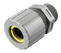 SHC1037CRHubbell, Cord Connector, Straight, Male, 3/4 Inch, Aluminum, 0.63 to 0.75 Inch