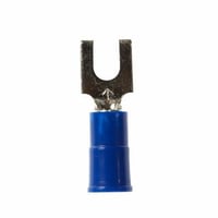 3M™ Highland™ 051128-59991 Insulated Block Fork Terminal, 16 - 14 AWG Conductor, 0.85 in L, Butted Seam Barrel, Copper