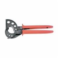 63750Klein® 63750 Ratcheting Cable Cutter, 1000 kcmil Cable/Wire, 12-1/8 in OAL, Hard Steel Jaw