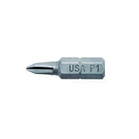IDEAL® 78-0206 Power Bit, Phillips Point, NO 3 Point, 2 in OAL, Hex Shank, Steel