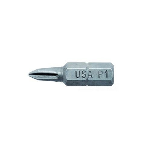 IDEAL® 78-0206 Power Bit, Phillips Point, NO 3 Point, 2 in OAL, Hex Shank, Steel