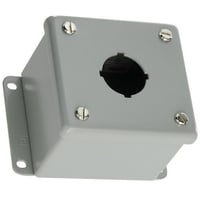 Siemens P30EMS01P Class 52 Heavy Duty Oiltight Pushbutton Enclosure, 3-1/2 in L x 3-1/4 in W x 2-3/4 in D, NEMA 12/13, 1 Outlet, Steel