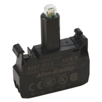 800F-Q3GAllen-Bradley 800F-Q3G Integrated LED (Spring-Clamp), Latch Mount, 24V AC/DC, Green LED