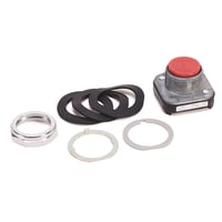 800T-A6Allen-Bradley, 800T-A6, 30.5mm Type 4/13 Mom. Contact PB, Non-Illum., Red, Flush Hd, No Contacts