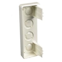 Wiremold® 5410 Blank End Fitting, For Use With 5400 Series Raceway, PVC, Ivory