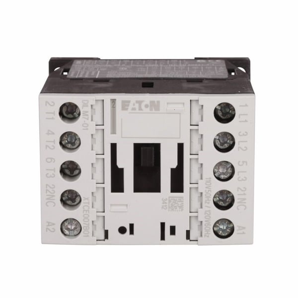 XTCE025C01TDEATON XTCE025C01TD C-Frame Full Voltage Non-Reversing IEC Contactor, 24 to 27 VDC V Coil, 25 A, 1NC Contact, 3 Poles