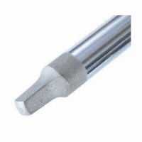 78-0225IDEAL® 78-0221 Insert Bit, Square Point, NO 2 Point, 1 in OAL, Hex Shank, Steel