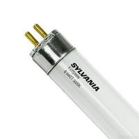 Sylvania F8T5/WW-25/CS/21367 Preheat Fluorescent Lamp, 8 W, Miniature Bi-Pin Fluorescent Lamp, 400 Lumens Initial, 3000 K, 12 in L