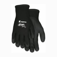 N9690XLMCR Safety N9690L Ninja® N9690 Dipped Insulated General Purpose Gloves, Coated, Standard Finger Style, L, HPT™ Palm, 15 ga Acrylic/Nylon, Black, Knit Wrist Cuff, HPT™ Coating, Resists: Abrasion, Cut, Puncture and Tear, Acrylic Lining