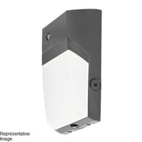 RAB WPTLED40N/D10/PC2 Tallpack With 0 to 10 VDC Dimming Driver and 120 to 277 VAC Photocell, LED Lamp, 38 W Fixture, 120/208/240/277 VAC, Bronze Housing