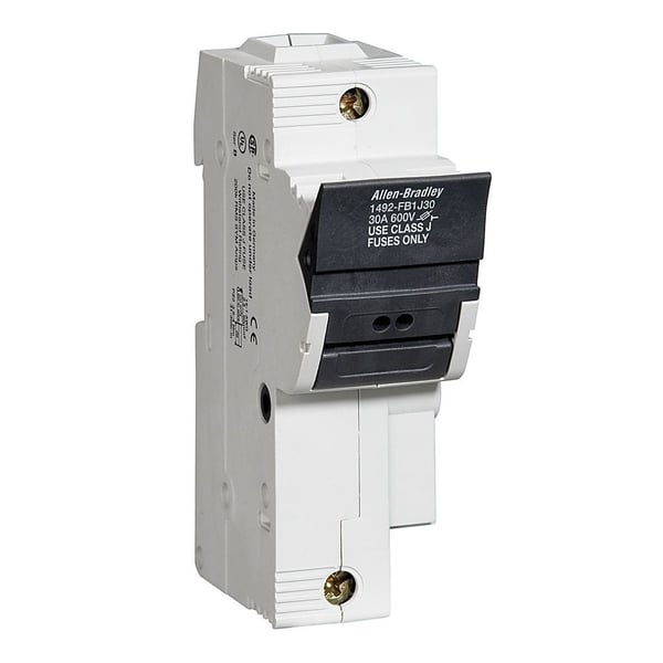 1492-FB1J30-LAllen-Bradley 1492-FB1J30-L 1492-FB Fuse Holder with 1 pole, Class J Type Fuses, 30A and LED Blown Fuse Indicator