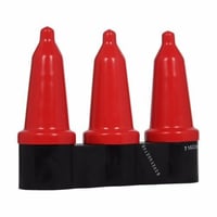 DJ625C3UCooper Power Systems DJ625C3U Deadbreak Junction, EPDM Rubber External Insulation, Copper Internal Current-Carrying Parts, SS U-straps, 15/25 kV, BIL 125 kV, 600 A, 3 Positions