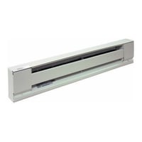 TPI E2915072S 2900S 1-Phase Standard Electric Baseboard Convection Heater, 5100 Btu/hr Capacity, 120 VAC, 1500 W Power Rating, Wall Mount