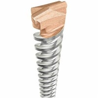 DeWALT® DW5731 2-Cutter Rotary Hammer Drill Bit, 1-1/2 in Drill Bit, 3/4 in Spline Shank, 11 in D Cutting, Carbide Cutting Edge, 16 in OAL