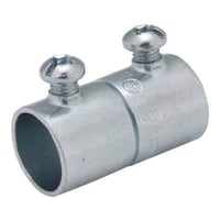 RACO® 2025 Setscrew Conduit Coupling, 1-1/4 in, For Use With EMT Conduit, Steel, Electro-Plated Zinc