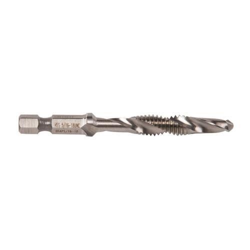 Greenlee® DTAP5/16-18 Quick-Change Standard Length Combination Drill and Tap, 5/16-18 NC Thread