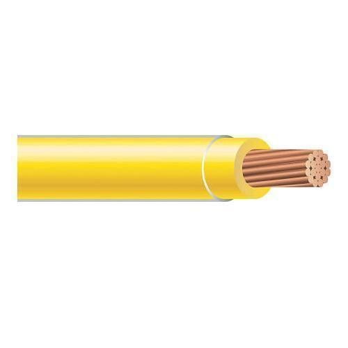 THHN4/0YWTHHN Wire, Stranded, 4/0 AWG, 1 Conductor, Copper, 600 Volts, Yellow