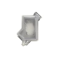 Pass & Seymour® WIUCED10SC Extra Heavy Duty Shallow Weatherproof While-In-Use Cover, 5.34 in W x 3 in D, Polycarbonate