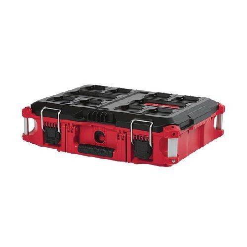 Milwaukee® PACKOUT™ 48-22-8424 Waterproof Flip Latch Tool Box, 6.6 in H x 16.1 in W x 22.1 in D