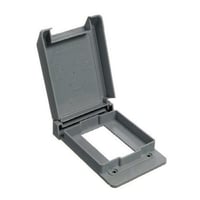 Carlon® E98GFCN-CAR Non-Metallic Weatherproof GFCI Receptacle Box Cover, 4-3/4 in L x 3 in W