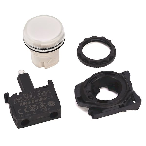 800FP-P7PN5WAllen-Bradley, 800FP-P7PN5W, 800F Pilot Light - Rd. Plas. (IP66, 4/4X/13, IP66)