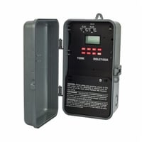 NSI Tork® DGLC100A-NC DG Series On/Off Time Switch With Photocontrol, 7 days Setting, 120 to 277 VAC, 2 hp, DPDT Contact, 2 Poles
