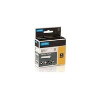 MORRIS DYMO Rhino™ D18488 Flexible Moisture-Resistant UV-Resistant Label Cartridge, 11-1/2 ft L x 1/2 in W, For Use With DYMO Rhino™ Portable Hand Held Thermal Transfer Printers, Nylon, White