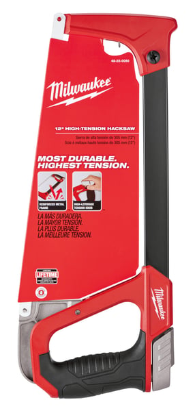 48-22-0050Milwaukee® 48-22-0050 High Tension Hacksaw, 12 in L Bi-Metal Blade, 45 deg