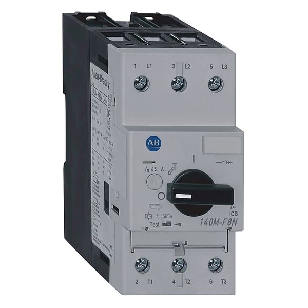 140M-F8N-C45Allen-Bradley 140M-F8N-C45 MCP, Standard Magnetic Trip (Fixed at 13 x le), 45 A, High Performance, Frame Size F