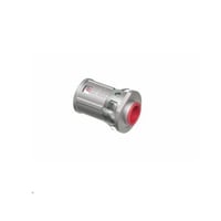Arlington Snap2IT® 40RAST Retrofit Cable Connector With Insulated Throat, Red Tinted Inside Clip and Rectangular End Stop, 1/2 in Trade, 1/2 in Knockout, 0.48 to 0.61 in Cable Openings, Die Cast Zinc