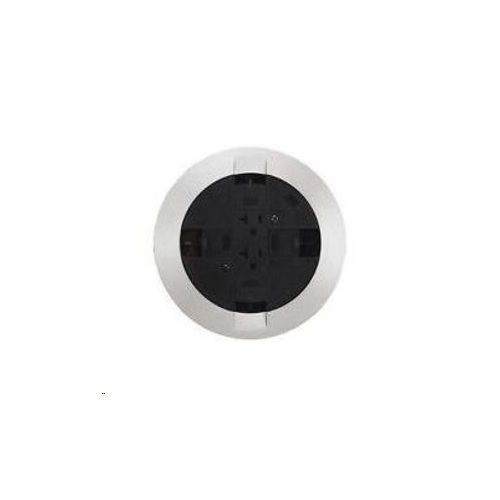 Wiremold® RC7ATCAL RC Series Multi-Service Poke-Through Assembled Unit, 3 in Hole, 2 Gangs, 7 in Cover, 24.5 cu-in Capacity, Steel