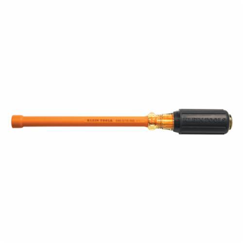 646-5/16-INSKlein® 646-5/16-INS Insulated Nutdriver, 5/16 in, Hollow Shank, Orange Cushion Grip Handle