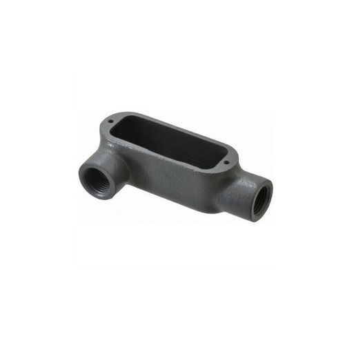 O-Z/Gedney LR17 Type LR Conduit Outlet Body, 1/2 in Hub, Form 7 Form, 4 cu-in Capacity, Grayloy Iron, Aluminum Enamel/Zinc Electroplated