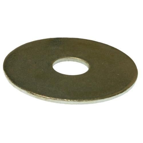 Metallics JW116 Flat SAE Fender Washer, 1/4 in ID x 1-1/4 in OD, Steel