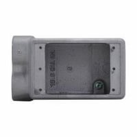 FDD2EATON Crouse-Hinds Condulet® FDD2 Type FDD 1-Entry Deep Conduit Device Box, Feraloy® Iron Alloy, 1 Gang, 2-3/4 in W x 2-11/16 in D x 5-5/32 in H