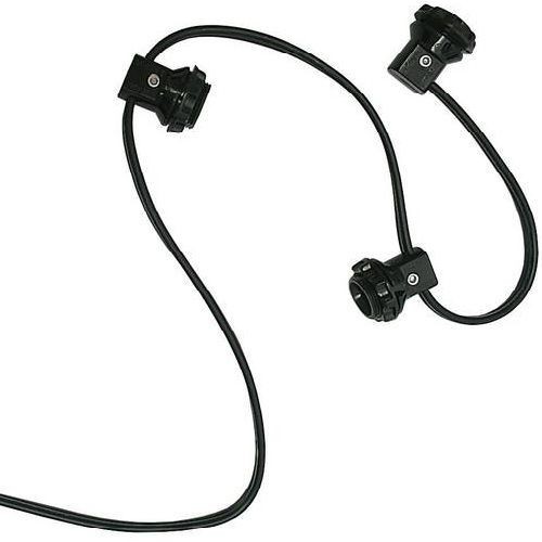 Westinghouse 2238100 3-Light Candelabra Base Harness Set, For Use With 3/4 in Hole, 75 W Max Per Socket, 125 VAC, 6-1/4 in Between Sockets, 12 in On End, Black