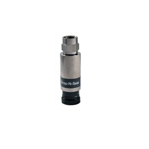 PPC® Snap-N-Seal® ProSNS™ 716SNS1P11H Type F Hybrid Universal Compression Connector, Male Connection, RG11 Cable, Crimp Termination, 4.5 GHz