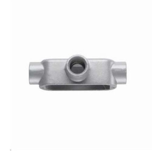 T49Crouse-Hinds Condulet® T49 Type T Conduit Outlet Body, 1-1/4 in Hub, Mark 9 Form, 25 cu-in Capacity, Copper-Free Aluminum, Natural